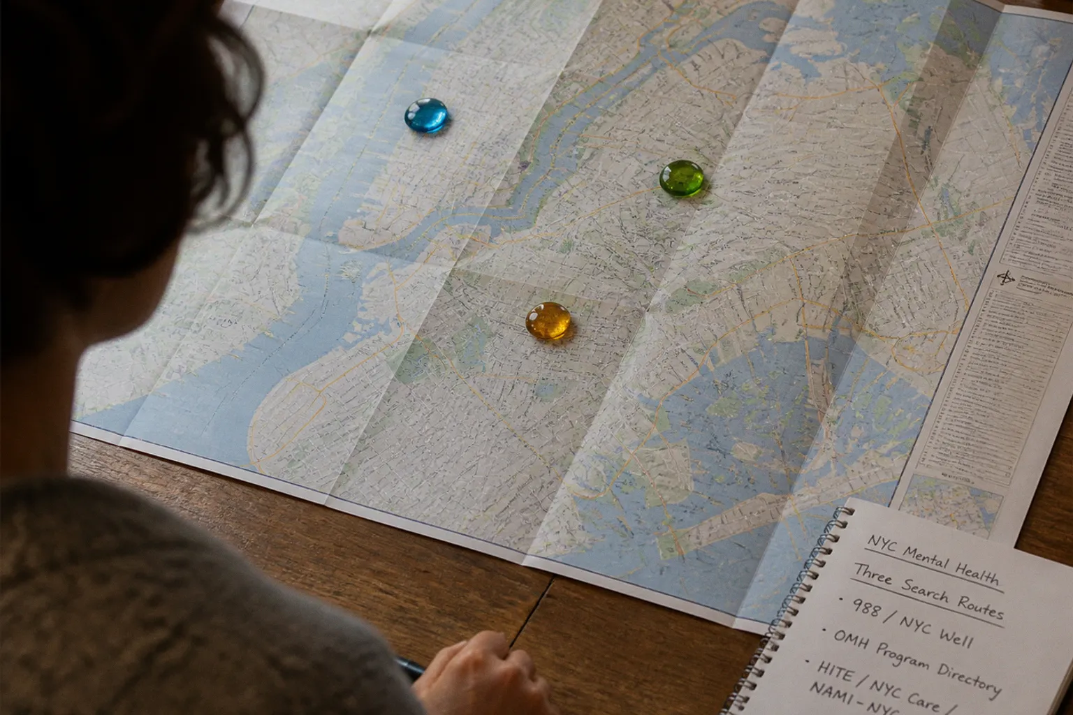 NYC mental health directories: three search routes